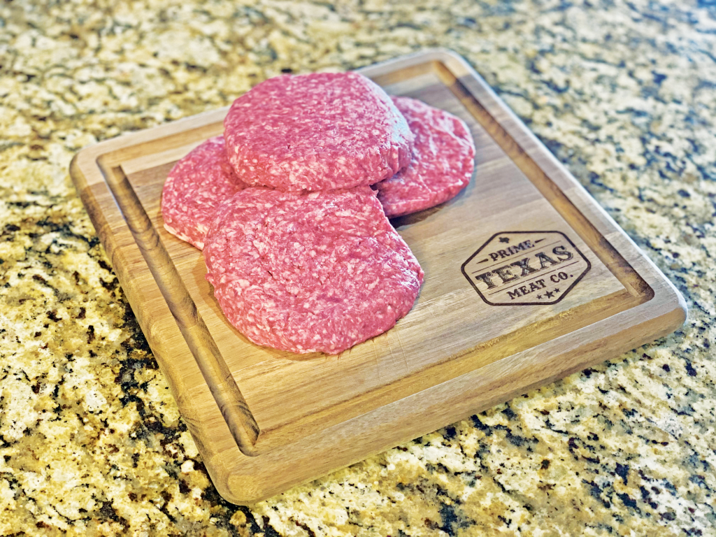 Beef Hamburger Patties Prime Texas Meat Company